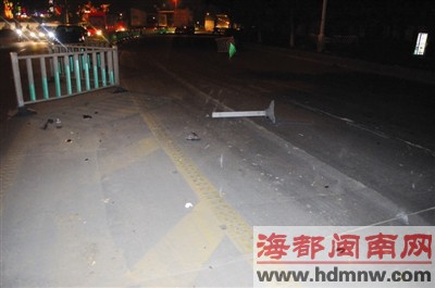 晋江和平路机场路段弯度大 20天内发生4起事故