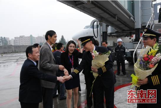 晋江机场开通济州岛往返航班 首日客座率100%
